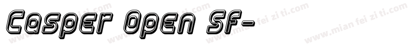 Casper Open SF字体转换